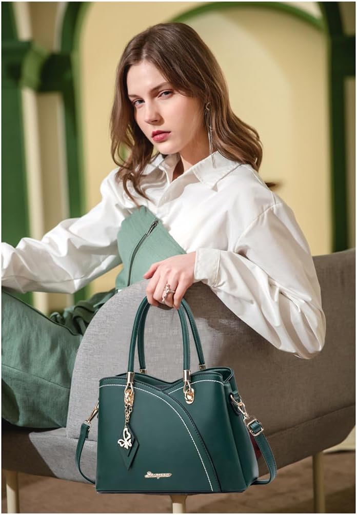 SiMYEER Purses and Handbags Top Handle Satchel Shoulder Bags Messenger Tote Bag for Ladies - Image 2